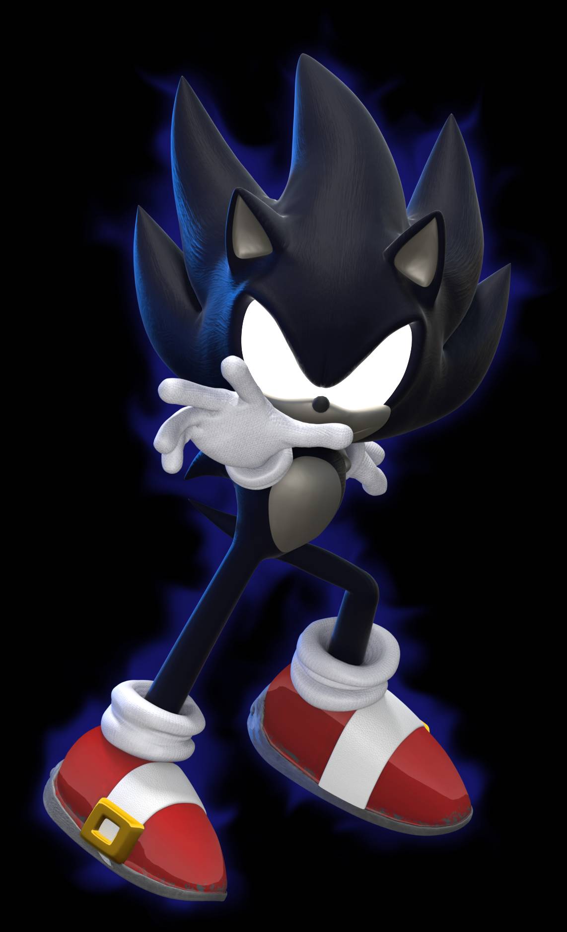 Dark Sonic Render:He is a master of the dark! by SonicOnBox on DeviantArt