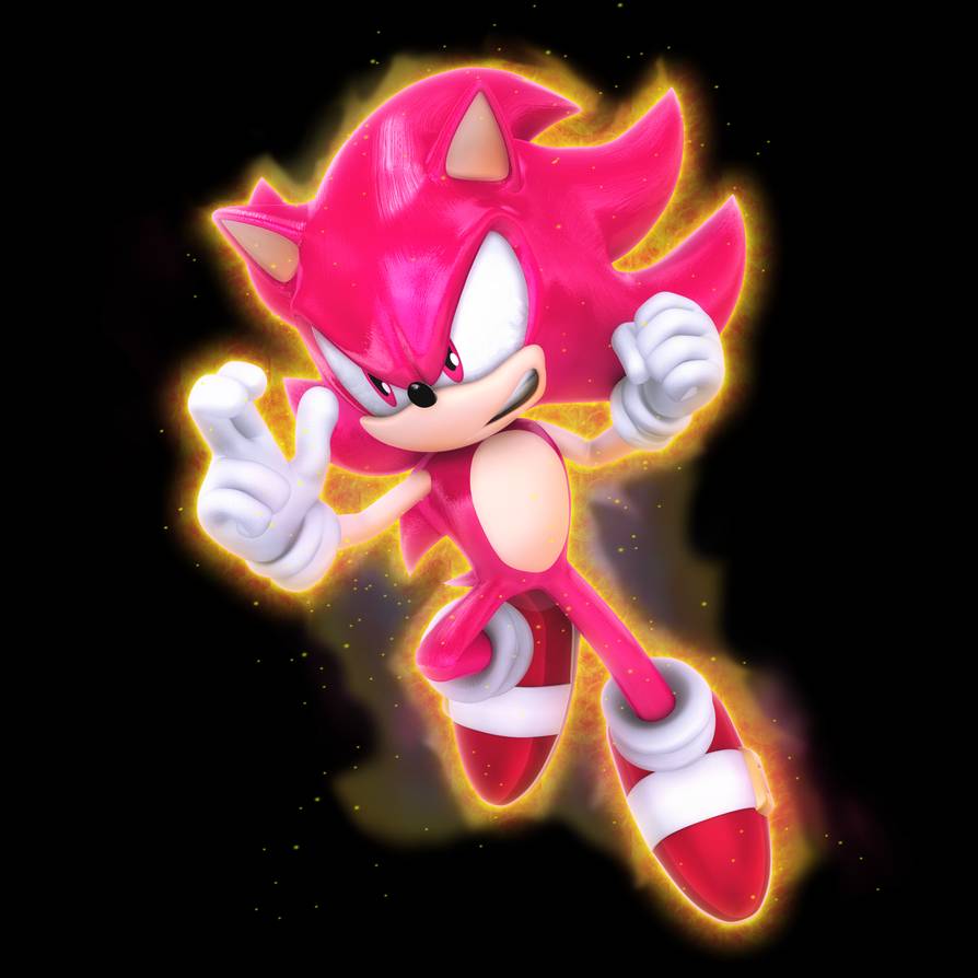 Sonic Red Target Super Red Sonic Render by ChrisAImDead on DeviantArt