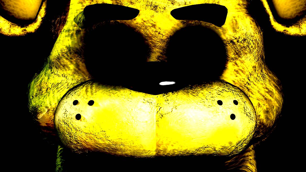 Fnaf 1 Yellow bear ( Golden Freddy ) dc2 render by dogeeatyt on DeviantArt