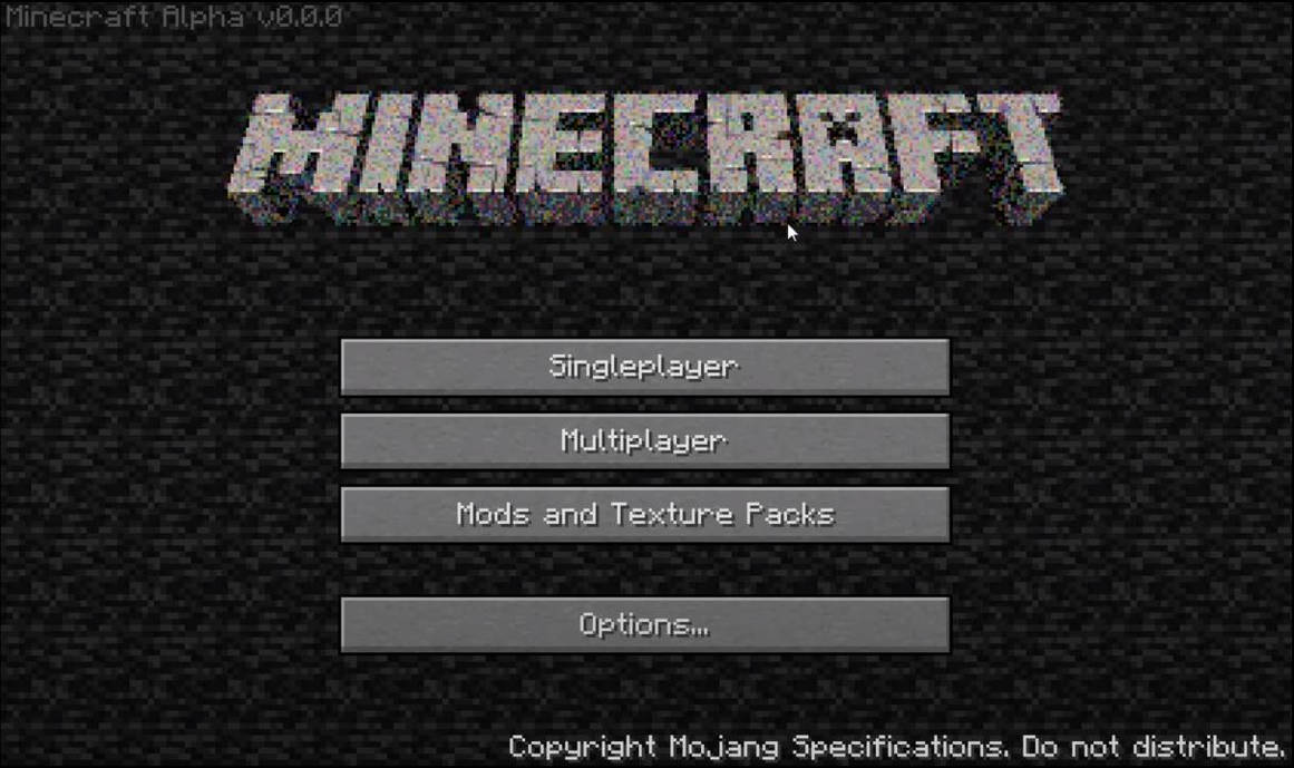 Minecraft Alpha 0.0.0 by ChrisAImDead on DeviantArt