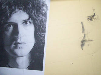 Portrait Brian May-1st half