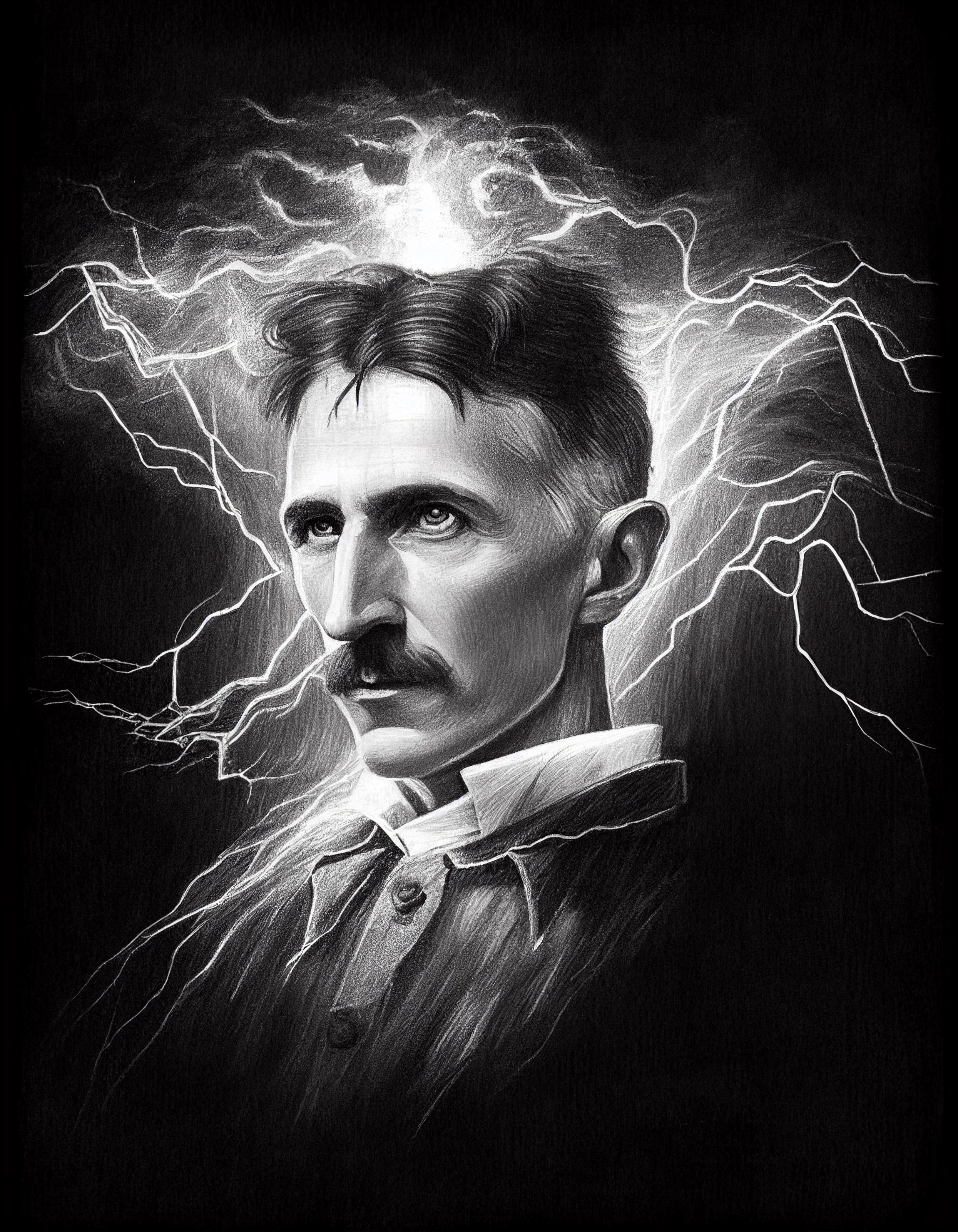 Nikola Tesla by JohnOlieArts on DeviantArt