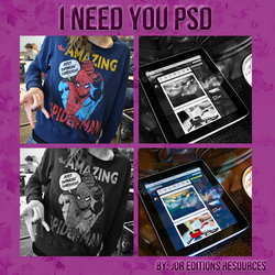 +I Need You PSD