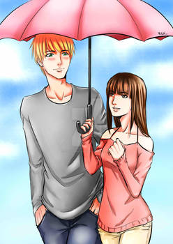 Umbrella Couple