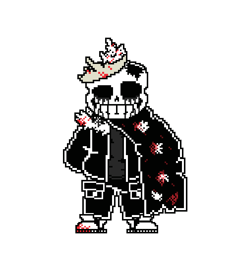 Killerkillerdusthorror sans rate this 1 10 pixel art