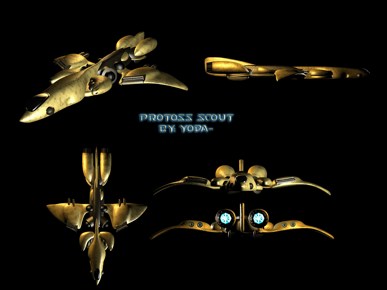 Protoss Scout by crazyYoda on DeviantArt