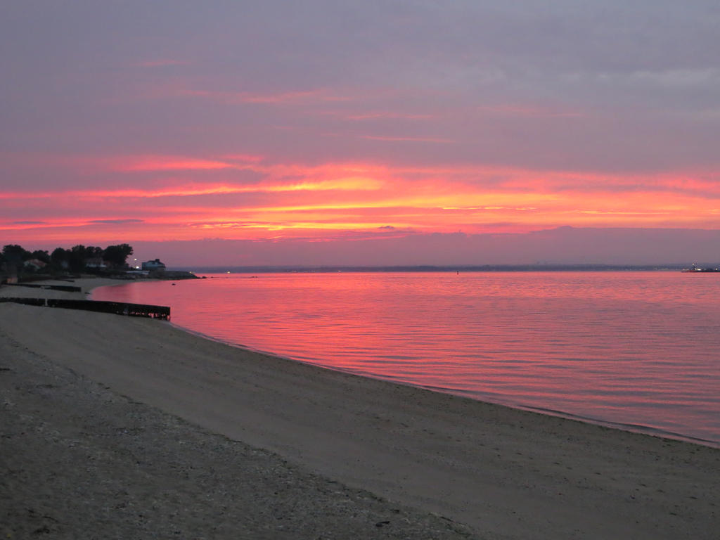 Sunset Over Bay