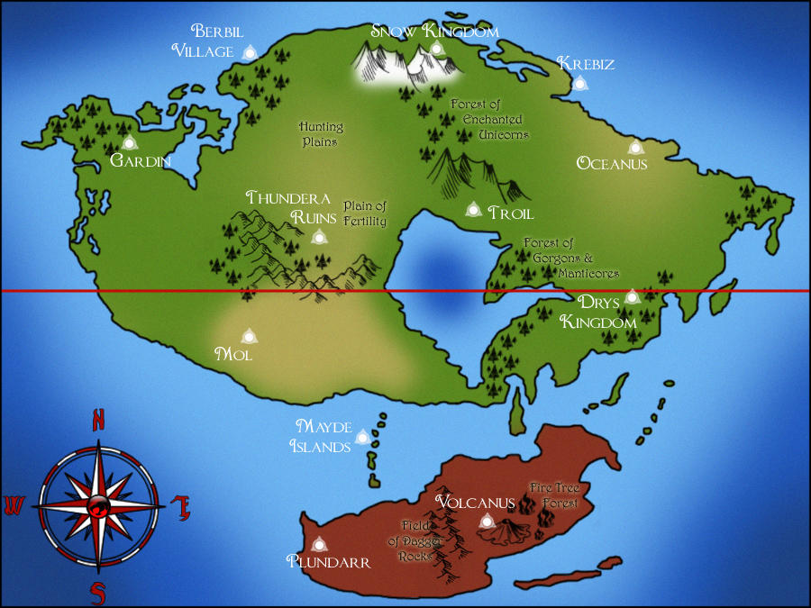 Third Earth World Map by Dreamyko on DeviantArt