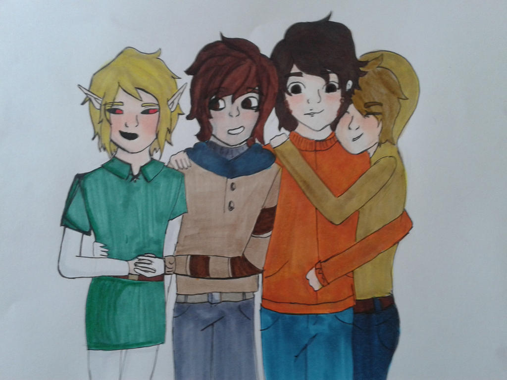 Ben x Toby and Hoodie X Masky by ArtByProxyLaura on DeviantArt.