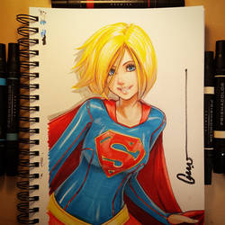 SuperGirl Sketch 001