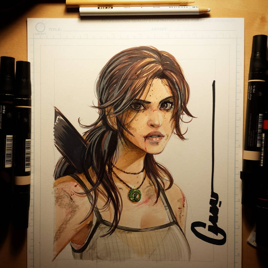 Фан арты маркерами