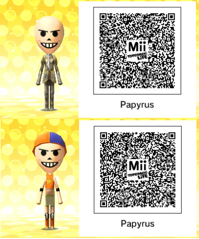 Out Code Papyrus QR Code Papyrus from Undertale by Chipper-Doodle on DeviantArt