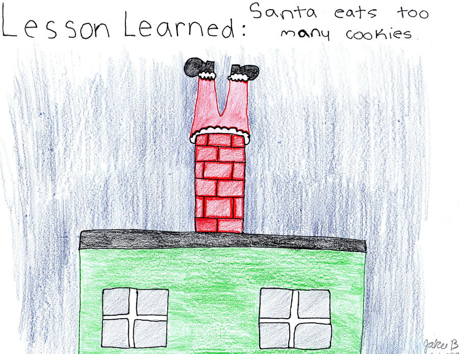 Too many cookies, Santa... by cyber567 on DeviantArt