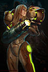 Samus Aran by transfuse