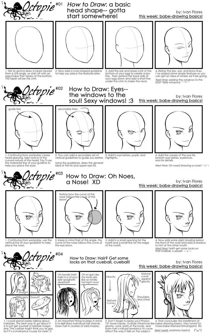 Octopie 1: Babe-drawing Basics by transfuse