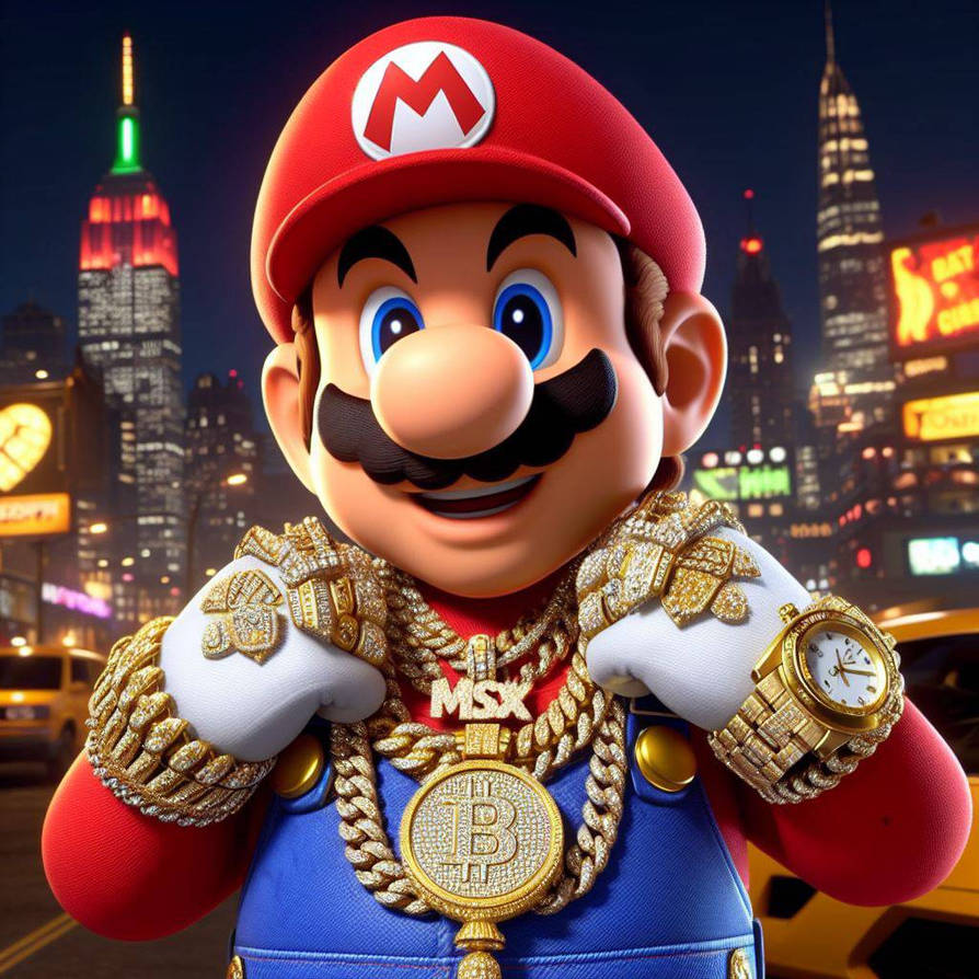 Mario dripped out by Kingace1583 on DeviantArt