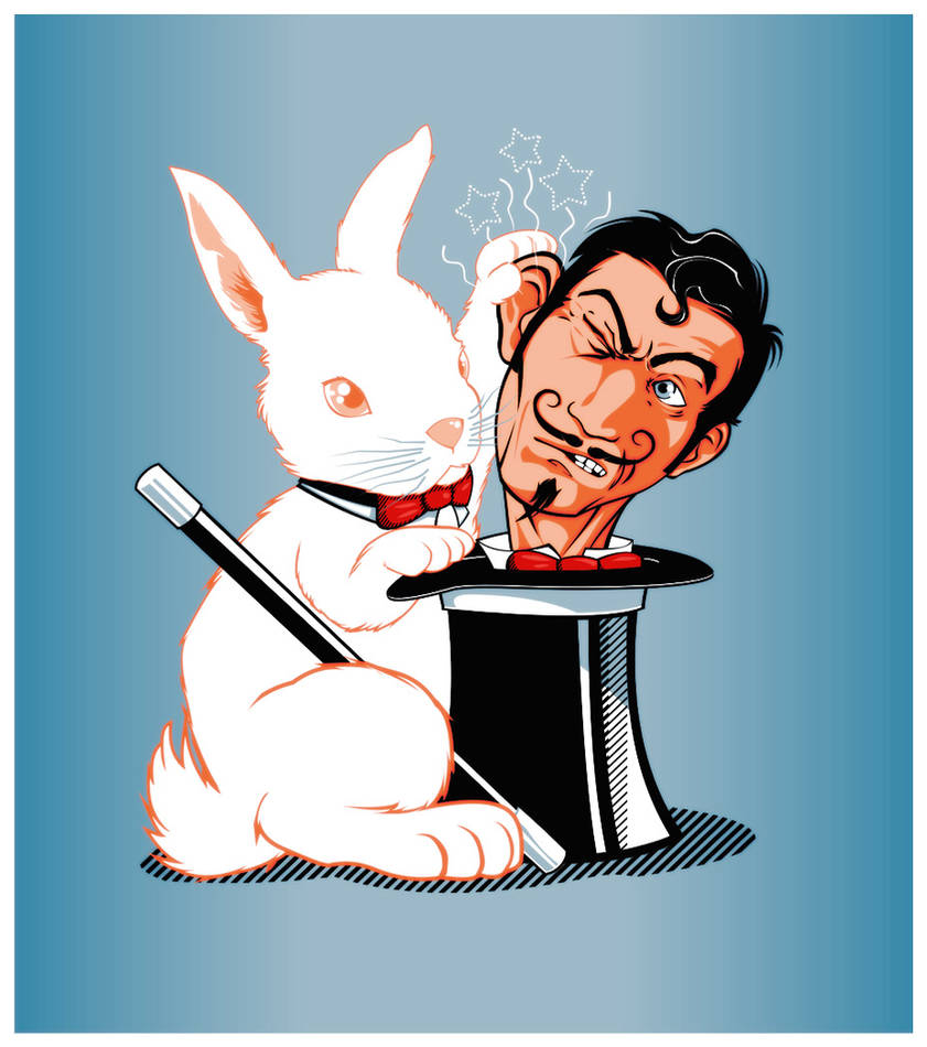Некоторые фокусники умели так ловко. Фокусник с кроликом. Смешной фокусник. Фокусник достает кролика. Заяц фокусник арт.