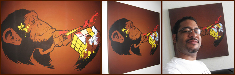 Chimp canvas