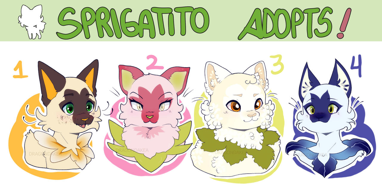 (CLOSED) SPRIGATITO ADOPTS AUCTION by DragonDakea on DeviantArt