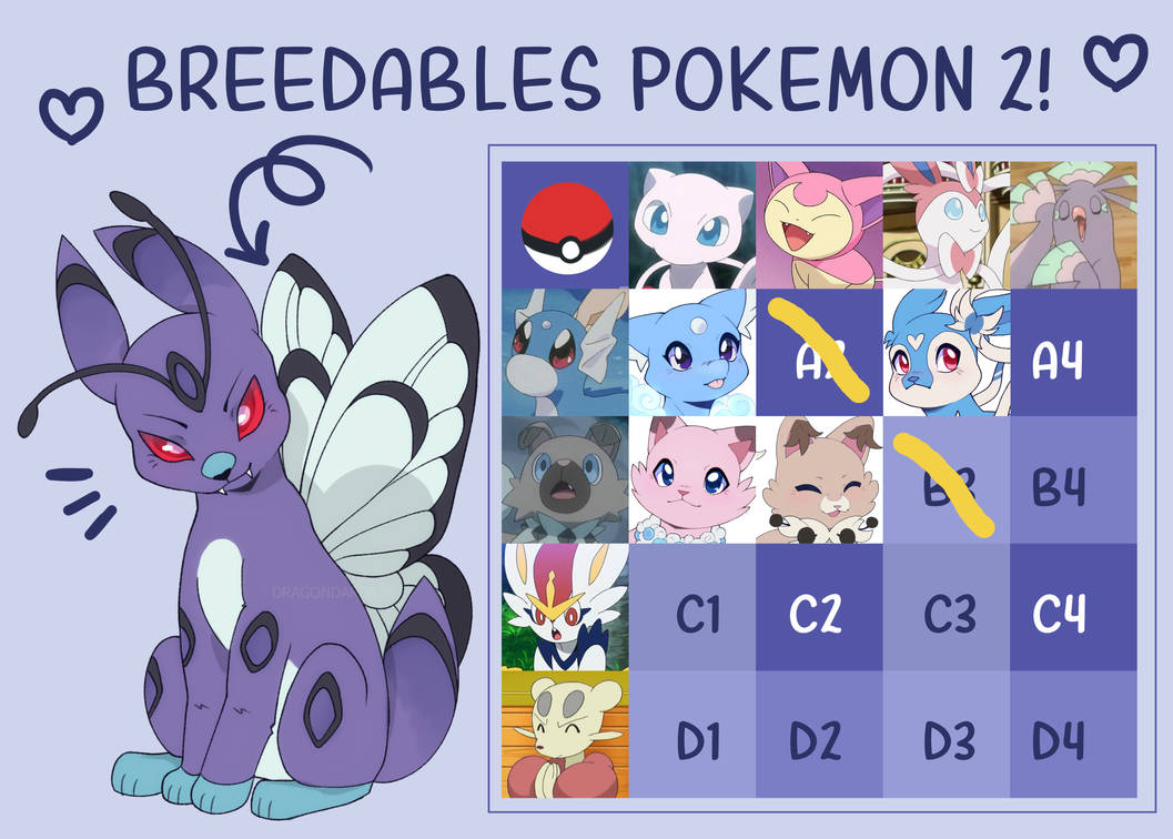 Micro Breedables BREEDABLES POKEMON 2 (OPEN) by DragonDakea on DeviantArt