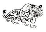 Big Tiger by MelDraws