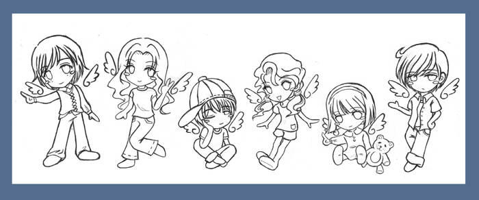 Maximum Ride Chibi Flock