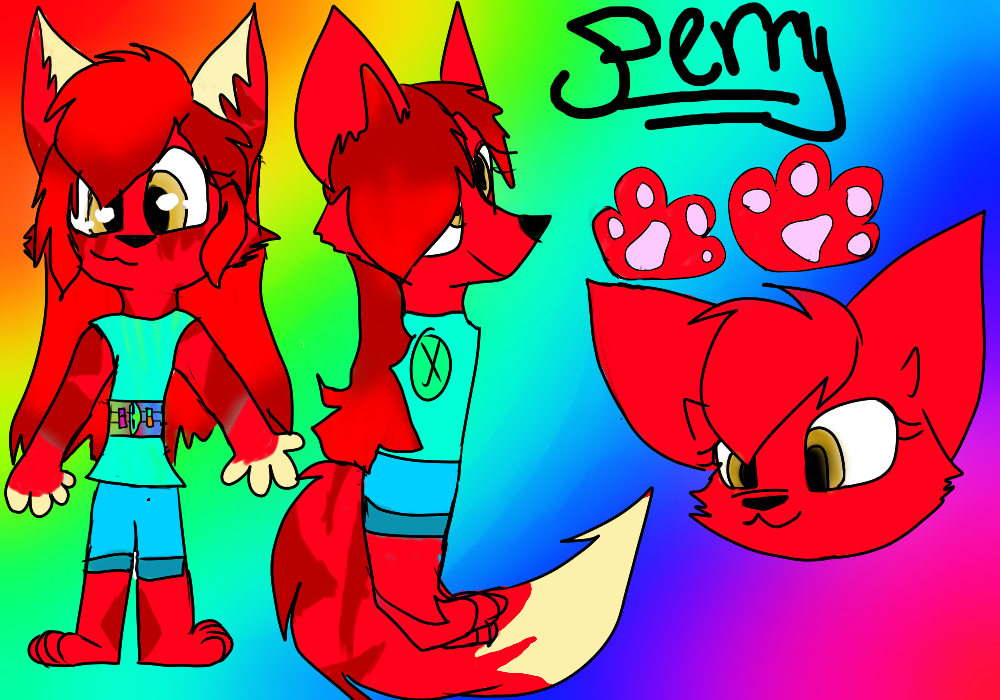 Perry reference sheet by Jackiethepiratefox on DeviantArt
