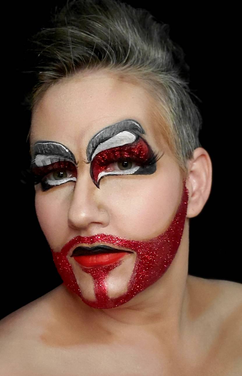 Drag King Makeup Look By Aftershockart