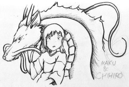 Haku and Chihiro