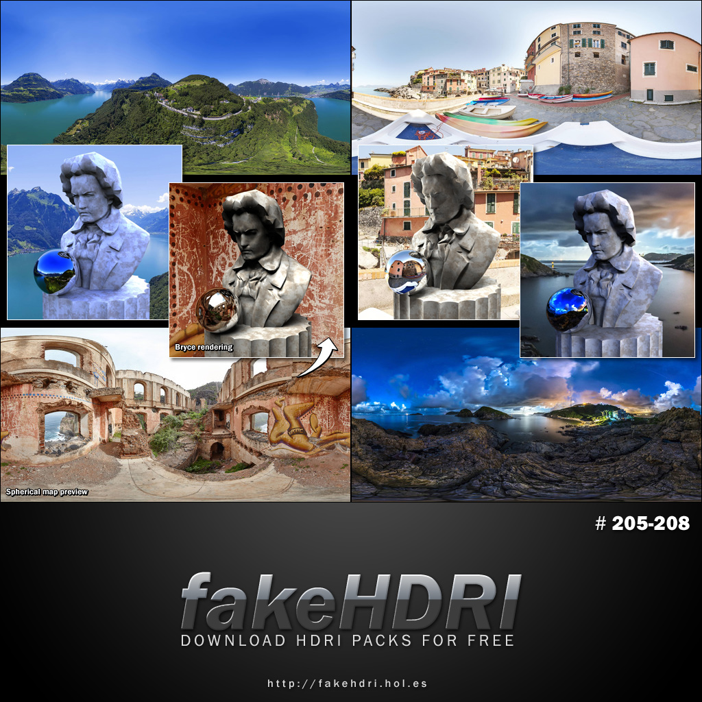 Fakehdri Packs #205-208