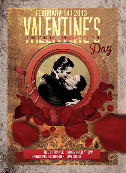 Valentine Retro Flyer