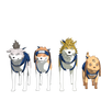 kakashi dogs 3d models