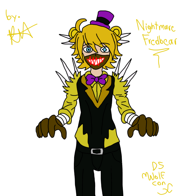 Nightmare Fredbear Laugh by HolyShrek