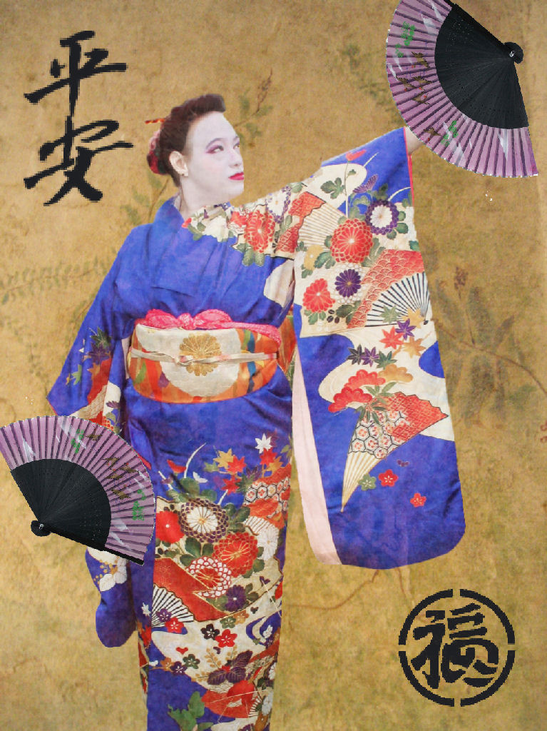 Painted Kimono