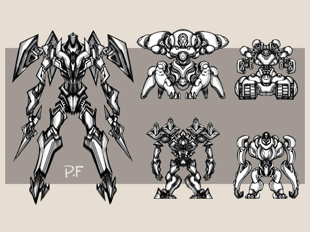 Mech sketching 250304 by kingmaxii on DeviantArt