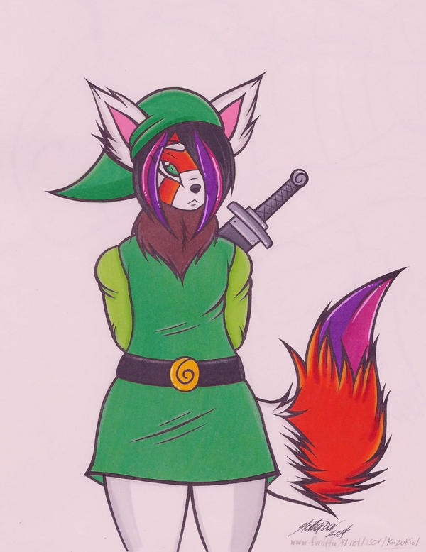 Kazukio cosplaying link