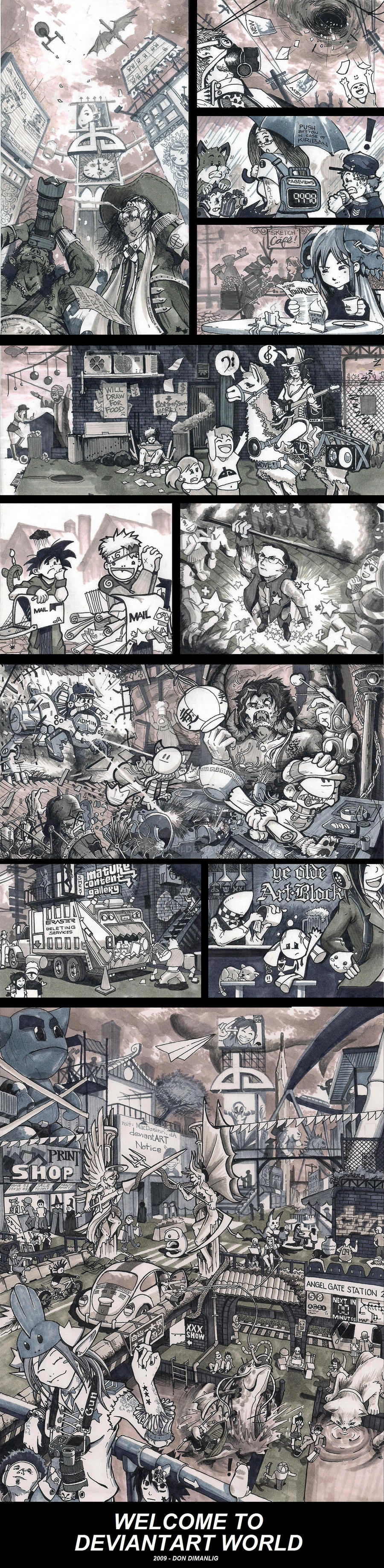 Welcome to DeviantART World