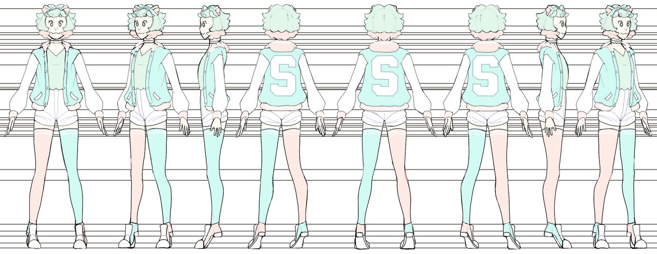 Sona Character Rotation Sheet by Skittikyu on DeviantArt