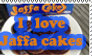 Jaffa cake stamp