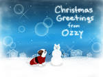 Christmas Greetings from Ozzy by Kittensoft