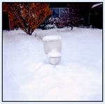 Toilet in the Snow by Kittensoft