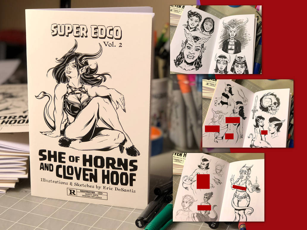 NEW SKETCHBOOK: She of Horns and Cloven Hoof