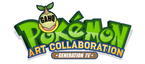 Pokemon Gen IV Art Collaboration Logo by SuperEdco
