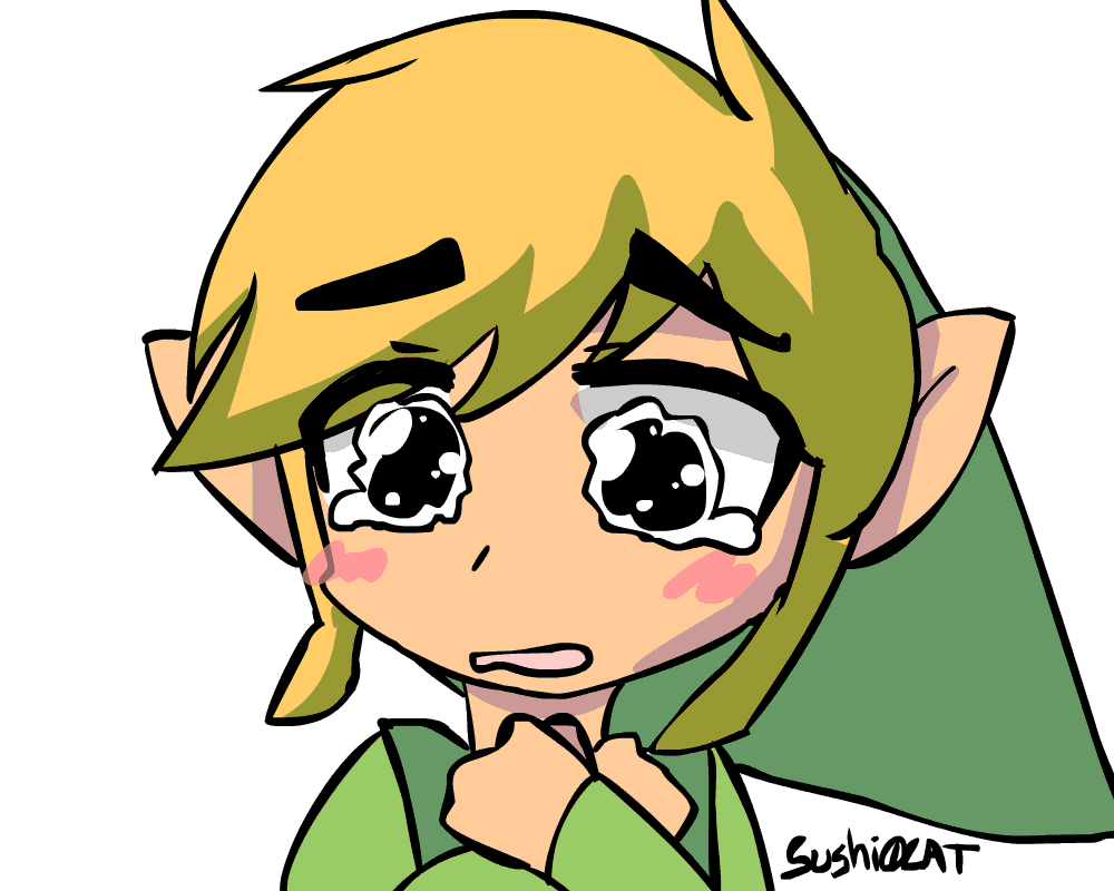 Crying Link by TakoKat on DeviantArt