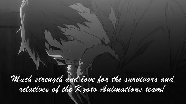 Condolence for the Kyoto Animation Studio
