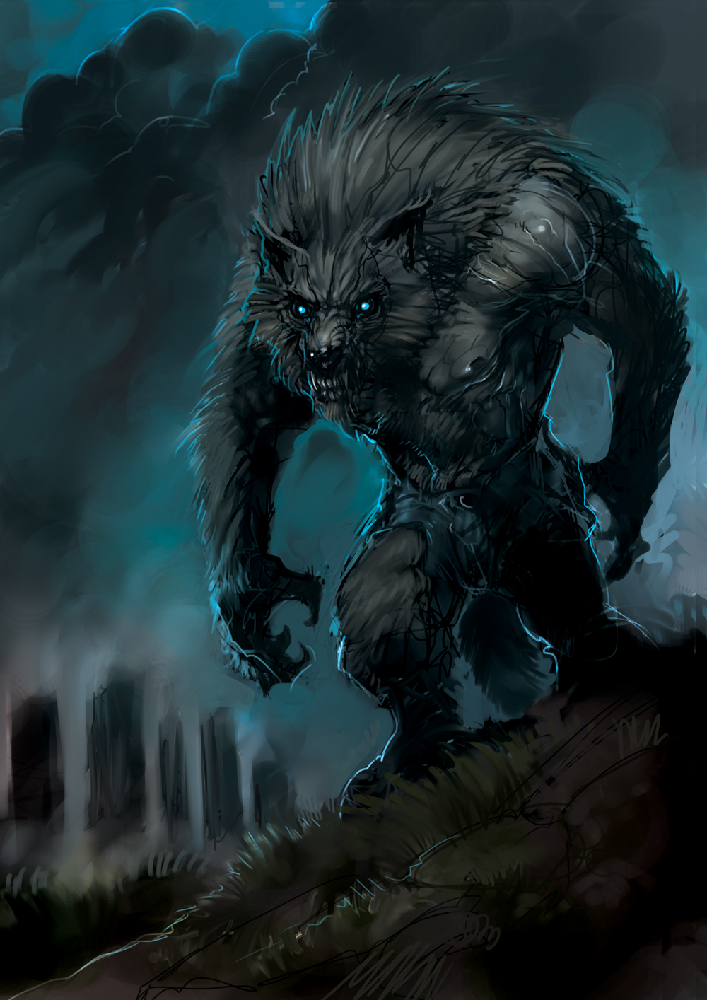 Night Werewolf by zoppy