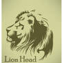 Lion head vector