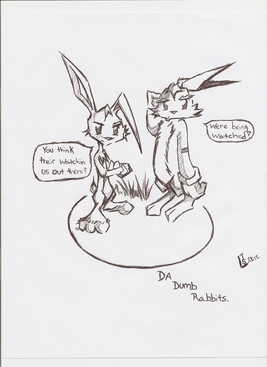 Dunb Rabbit Da Dumb Rabbits by Tazartist19 on DeviantArt