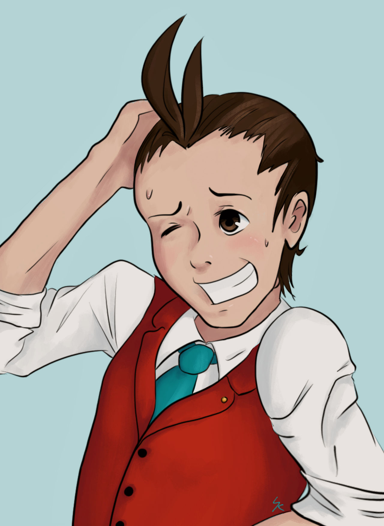 Apollo Justice by MissDismiss on DeviantArt