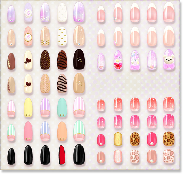 Mmd Nails Styled Nails For Mmd Models by roosjuh14290 on DeviantArt